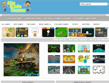 Tablet Screenshot of abckidsgames.net